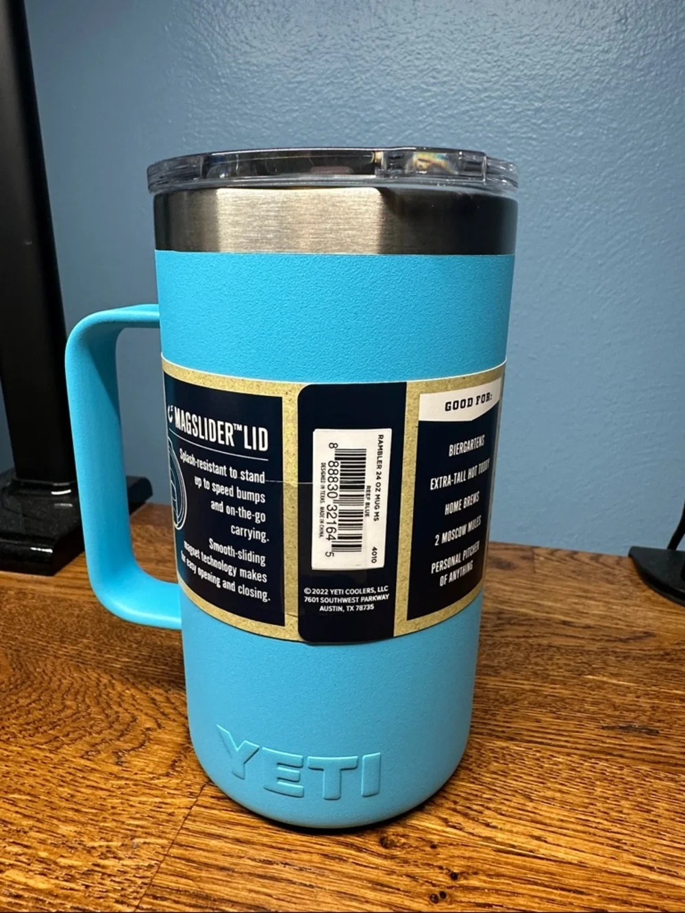 Yeti rambler 24oz mug - reef blue - Picture 2 of 4